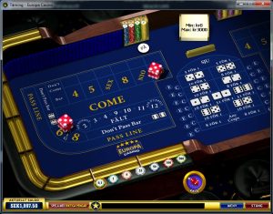 craps - europa casino